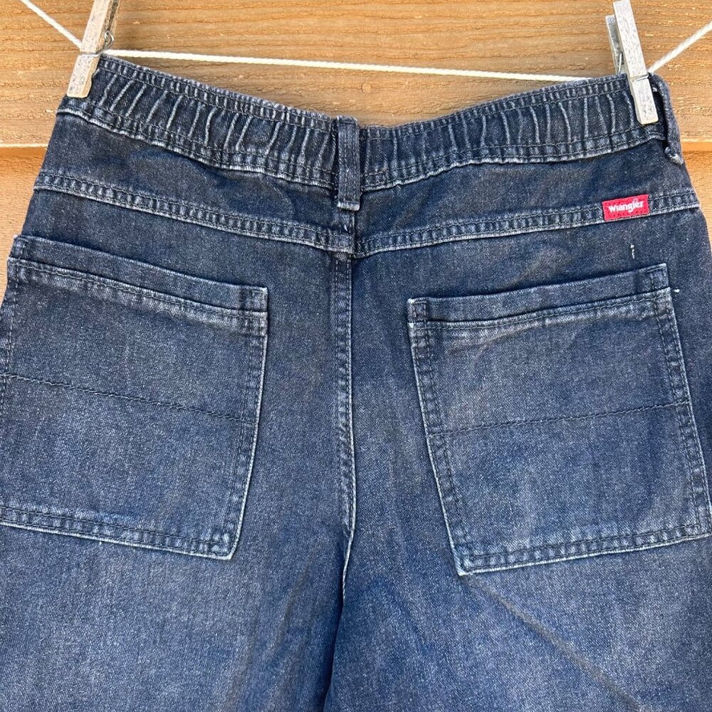 Wrangler Black Denim Jean Boys Shorts Size XL 14-16 - Picture 7 of 9